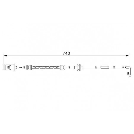 Témoin d'usure (plaquettes...