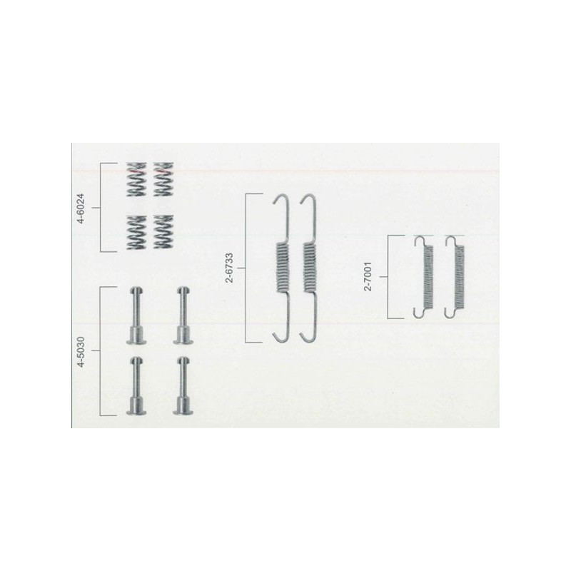 Kit d'accessoires (mâchoires de frein de stationnement) BOSCH
