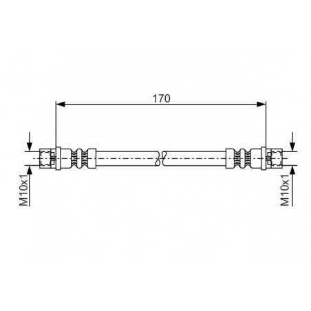 Flexible de frein BOSCH