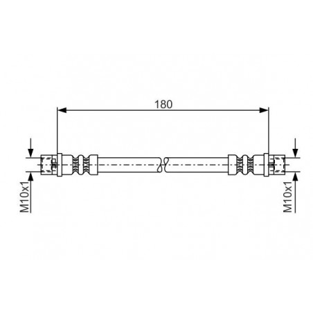 Flexible de frein BOSCH