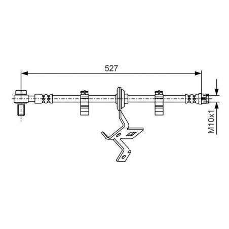 Flexible de frein BOSCH