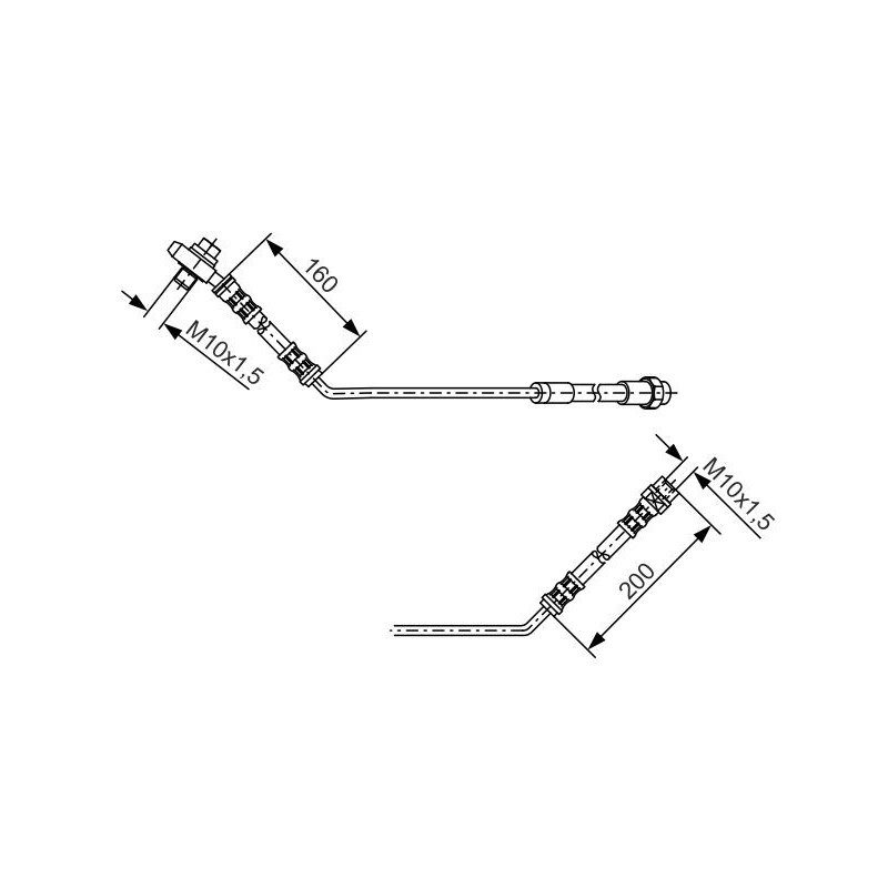 Flexible de frein BOSCH