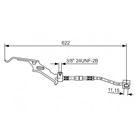 Flexible de frein BOSCH