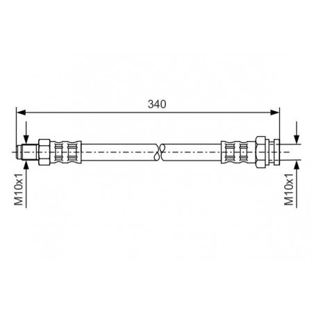 Flexible de frein BOSCH