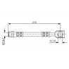 Flexible de frein BOSCH