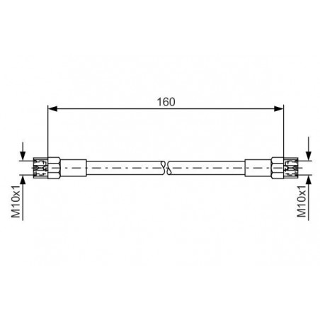 Flexible de frein BOSCH