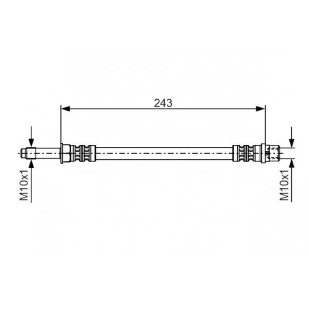 Flexible de frein BOSCH