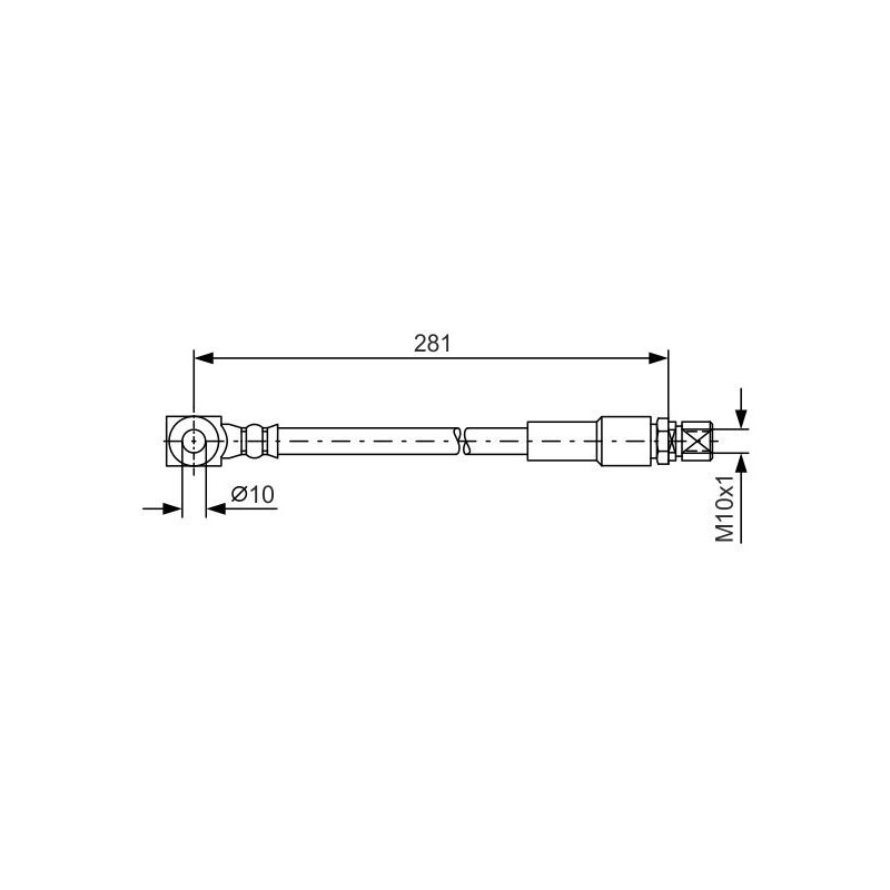 Flexible de frein BOSCH