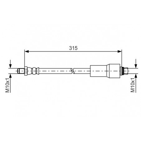 Flexible de frein BOSCH