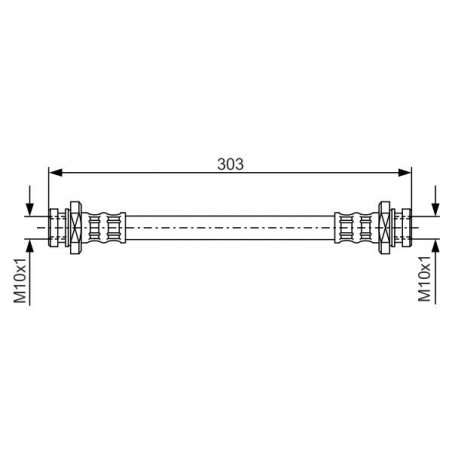 Flexible de frein BOSCH