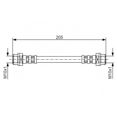 Flexible de frein BOSCH
