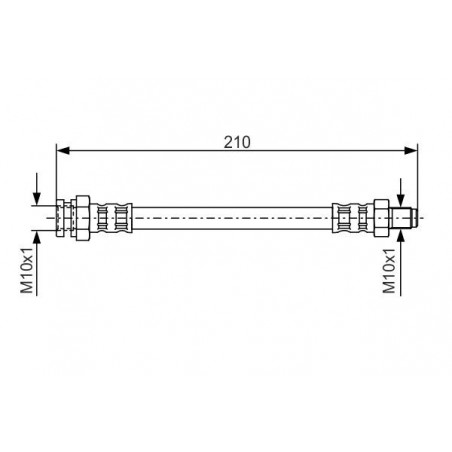 Flexible de frein BOSCH