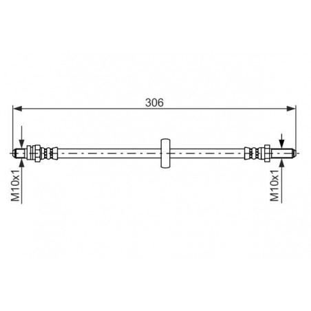 Flexible de frein BOSCH