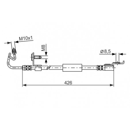 Flexible de frein BOSCH