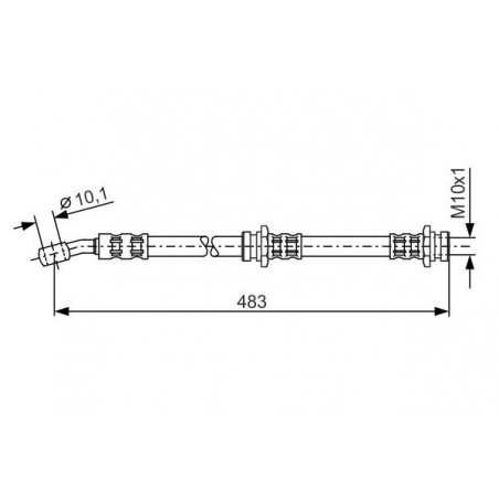Flexible de frein BOSCH