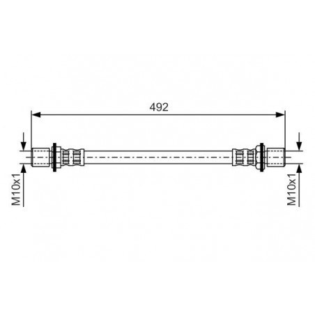 Flexible de frein BOSCH