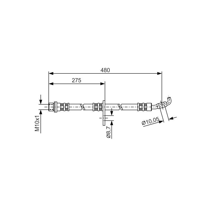 Flexible de frein BOSCH