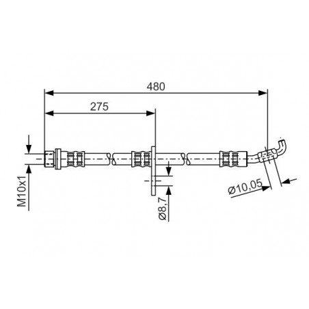 Flexible de frein BOSCH
