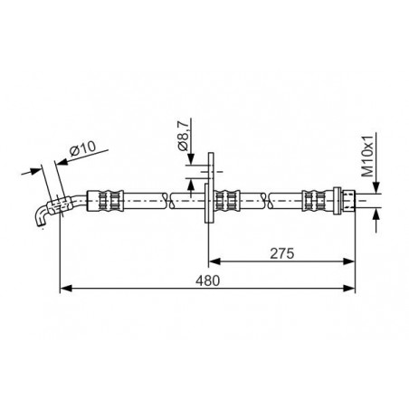 Flexible de frein BOSCH