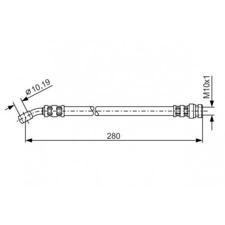 Flexible de frein BOSCH