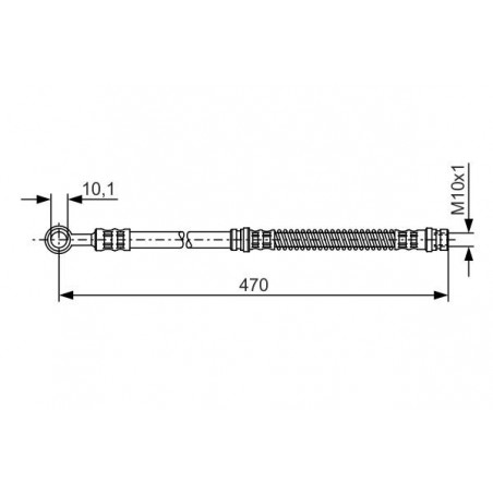 Flexible de frein BOSCH