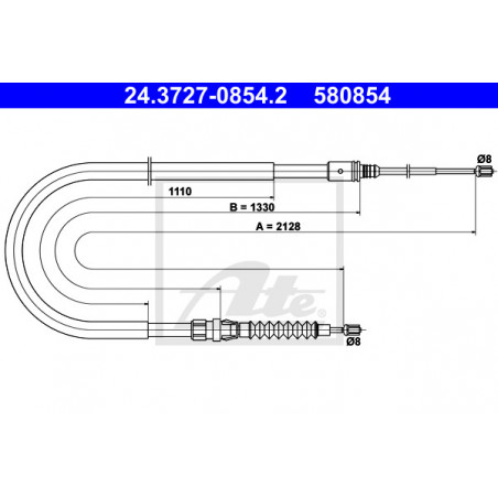 Câble de frein à main ATE