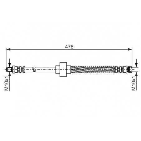 Flexible de frein BOSCH