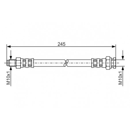 Flexible de frein BOSCH