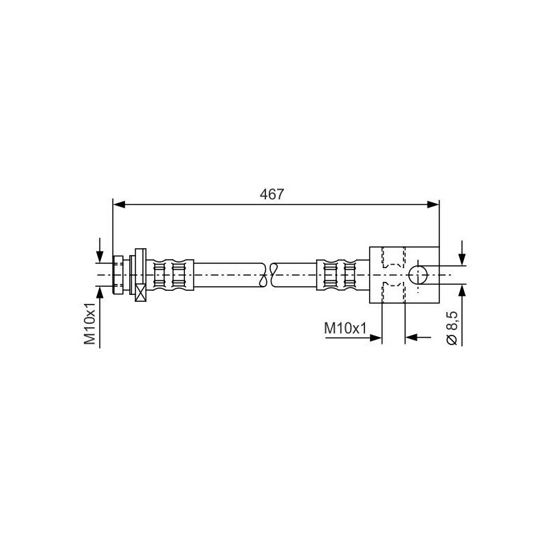 Flexible de frein BOSCH