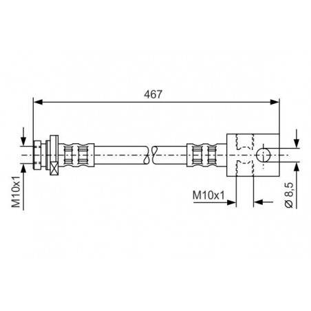 Flexible de frein BOSCH