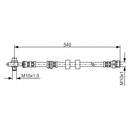 Flexible de frein BOSCH