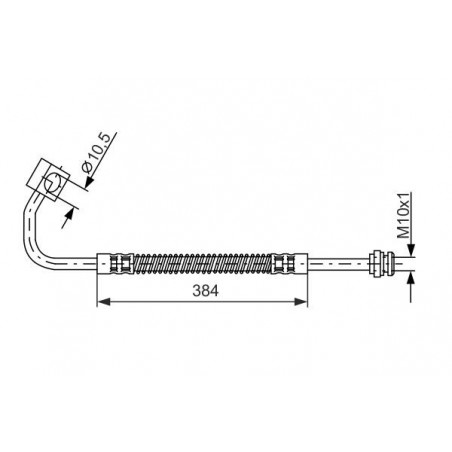 Flexible de frein BOSCH