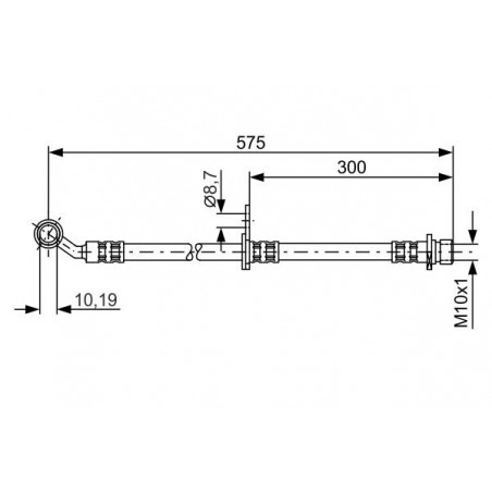 Flexible de frein BOSCH