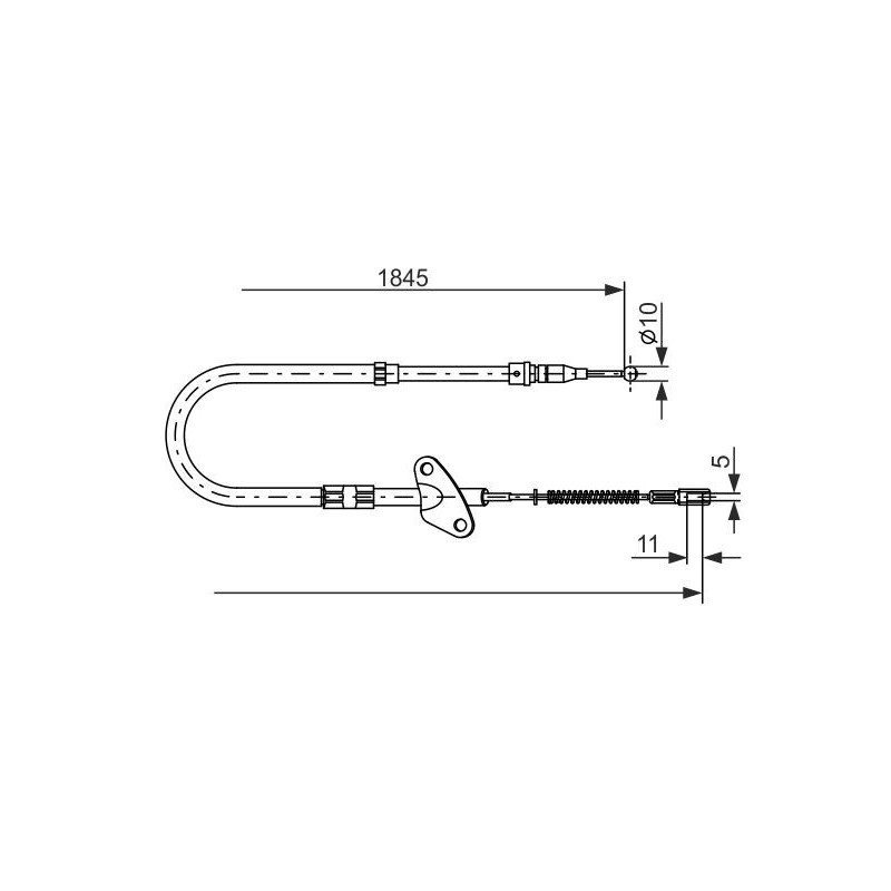 Câble de frein à main BOSCH