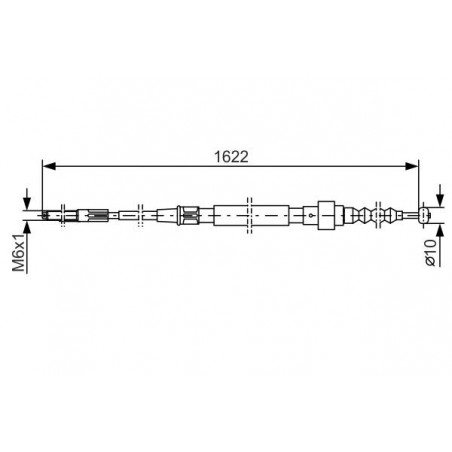 Câble de frein à main BOSCH