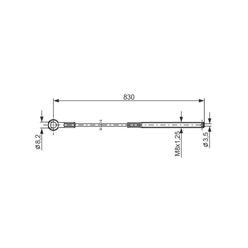 Câble de frein à main BOSCH