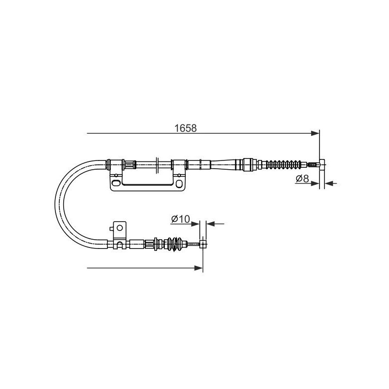 Câble de frein à main BOSCH