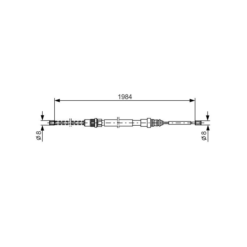 Câble de frein à main BOSCH