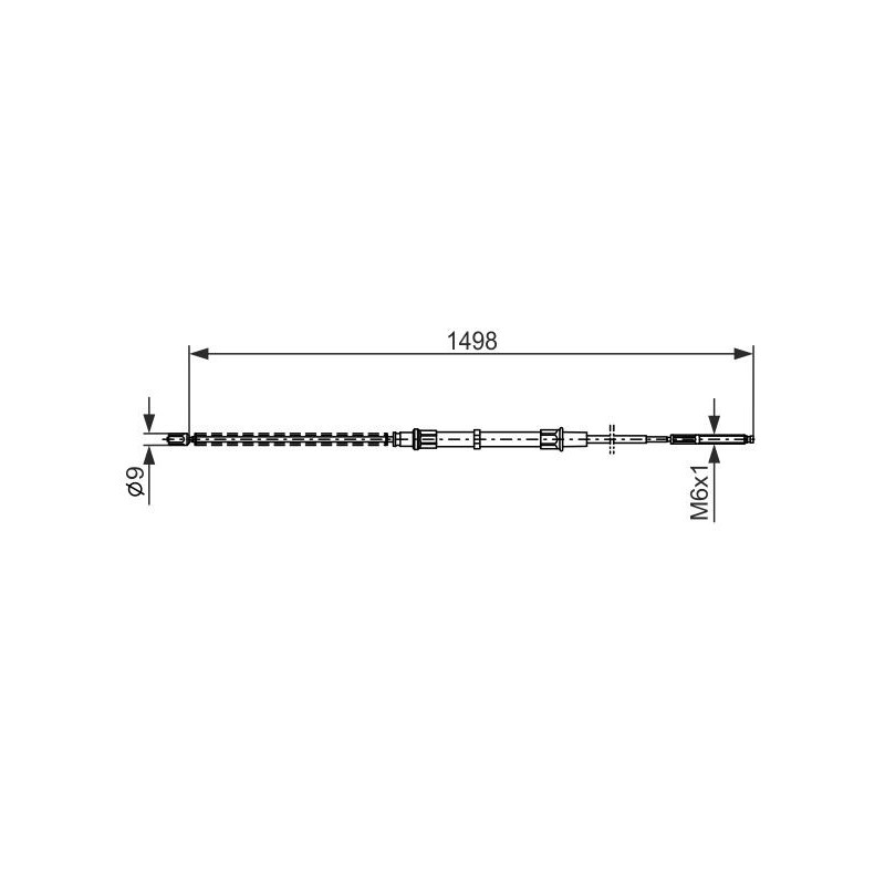Câble de frein à main BOSCH