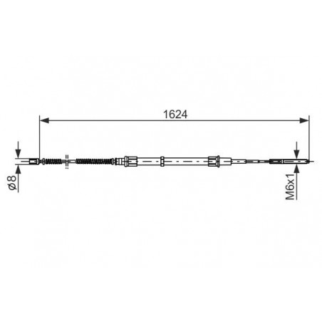Câble de frein à main BOSCH