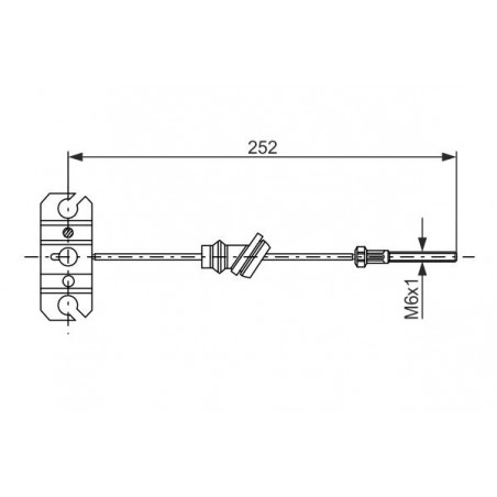 Câble de frein à main BOSCH