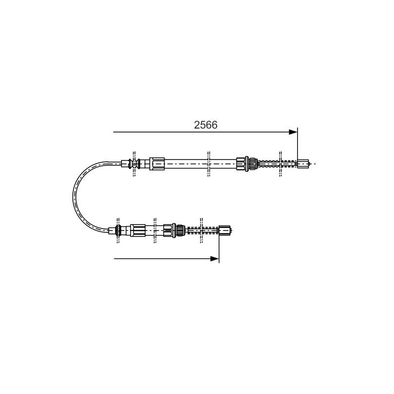 Câble de frein à main BOSCH