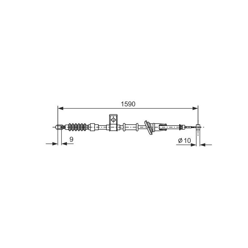 Câble de frein à main BOSCH