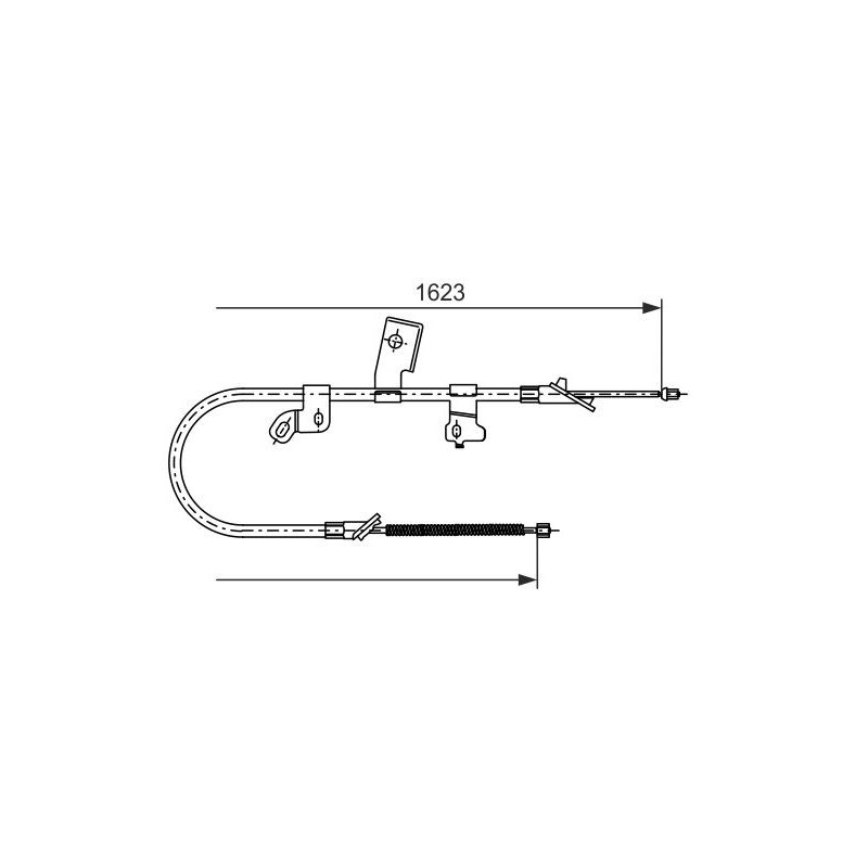 Câble de frein à main BOSCH