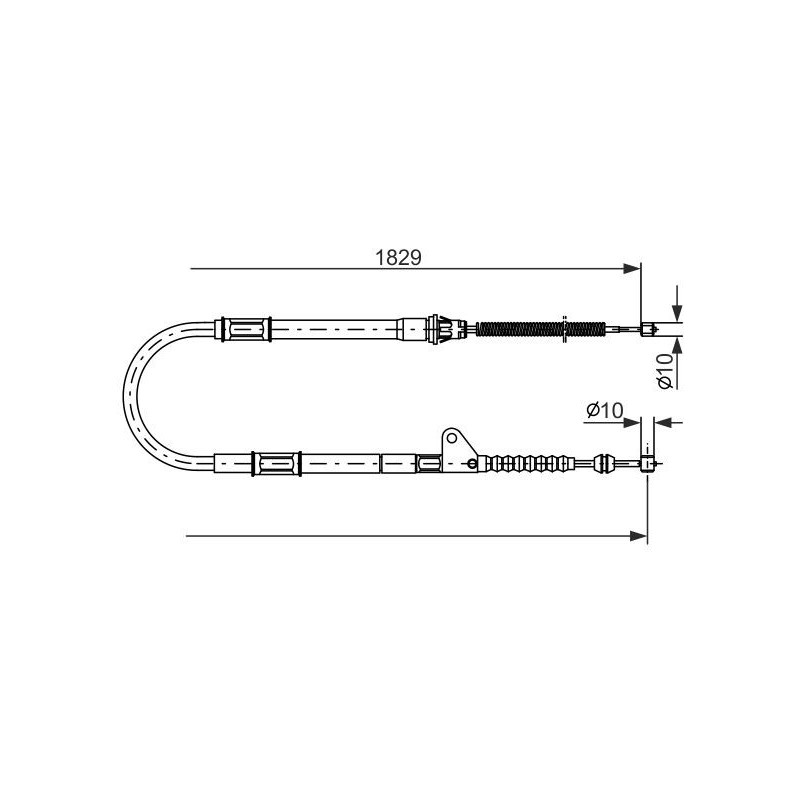 Câble de frein à main BOSCH