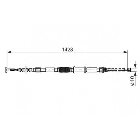 Câble de frein à main BOSCH