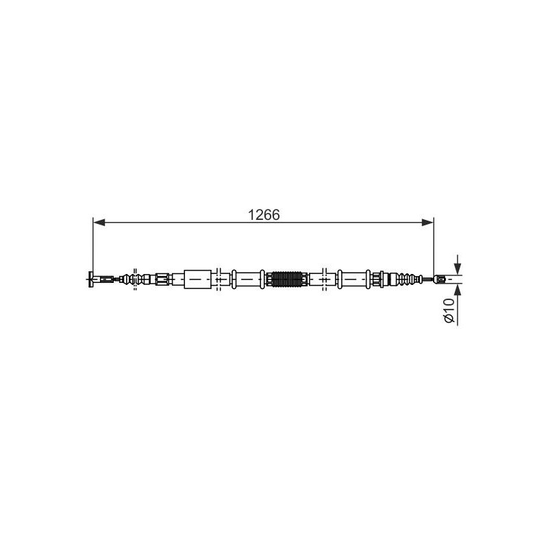 Câble de frein à main BOSCH
