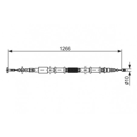Câble de frein à main BOSCH