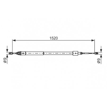 Câble de frein à main BOSCH