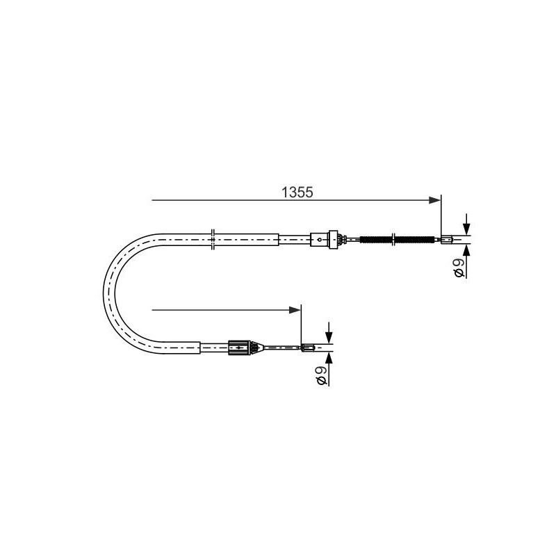 Câble de frein à main BOSCH
